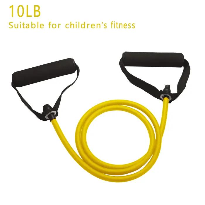 Bandes de résistance avec poignées, bandes d'exercice, bandes d'entraînement avec poignées pour hommes et femmes, équipement de musculation à la maison
