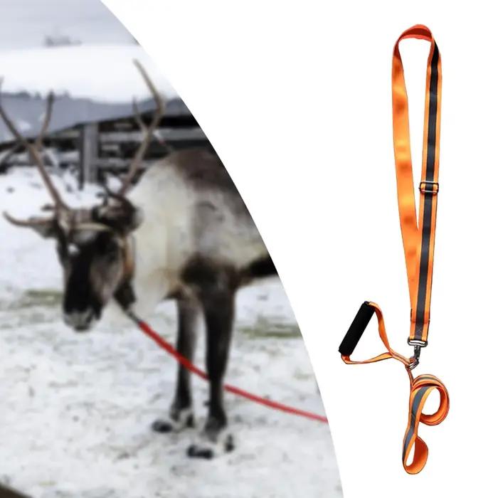 Harnais et sangle traction cerf résistants - Poignée antidérapante - Équipement chasse multifonction