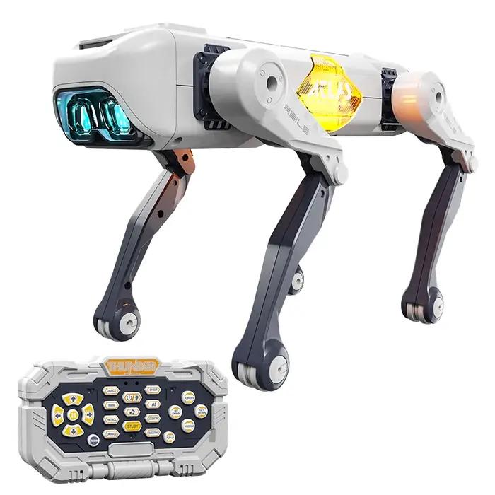 Chien robot intelligent RC électrique, chien mécanique multifonctionnel RC, jouet éducatif, jouet robot intelligent bionique, cadeau