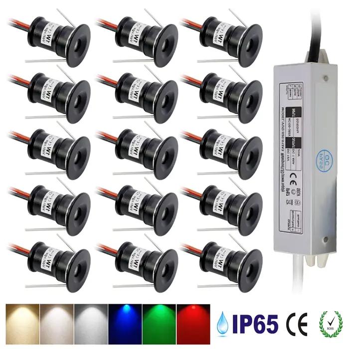 Mini Downlight LED 12V 1W Encastré Petit Spot Plafond Cuisine Chambre Escalier NikLed Projecteur ave