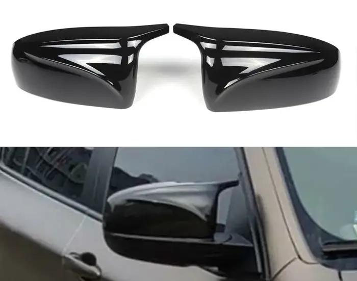 Couvercle de rétroviseur latéral de voiture en Fiber de carbone/ABS 2x X5 X6, coque de remplacement