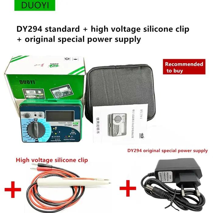 Analyseur de transistor numérique multifonction testeur semi-conducteur diode triode inverse AC DC tension capacitance FET pour techniciens et amateurs électronique occassions spéciales