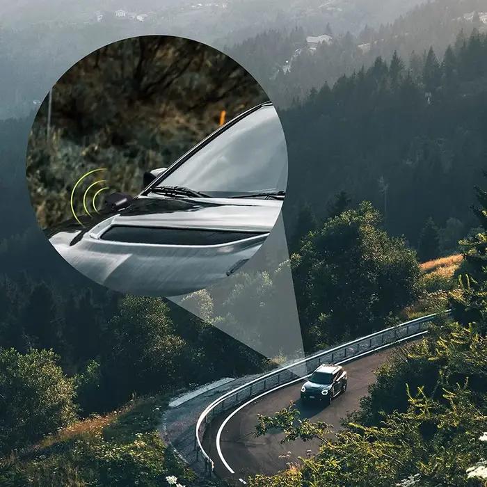 4 sifflets d'avertissement cerf portables - Répulsif animaux mini pour voiture résistant aux intempéries