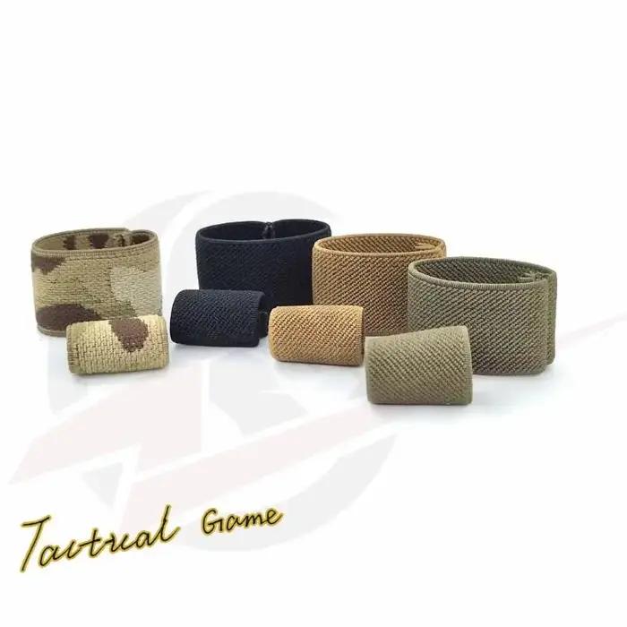 5 pièces élastiques maintien ceinture tactique 20-50mm camping rangement accessoire extérieur
