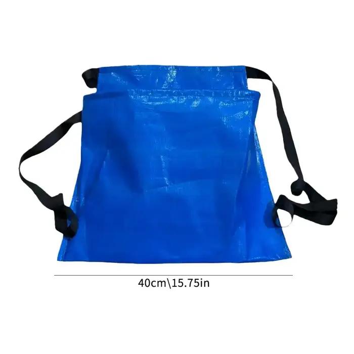 Sac de cueillette de fruits et de légumes en plastique robuste avec bretelles réglables pour cueillette main libre et efficace dans le jardin et le verger