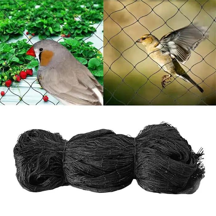 Filet de protection anti-oiseaux en polyéthylène, fournitures de jardin, pour volaille