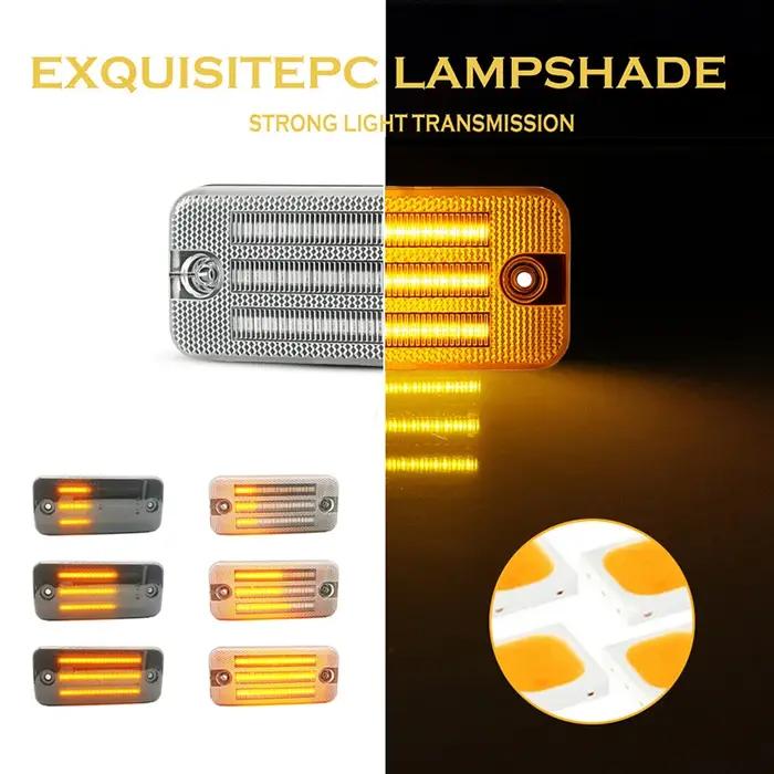 2 pièces LED feux de position latéraux dynamiques pour Fiat Ducato 06-21 clignotants de voiture clig