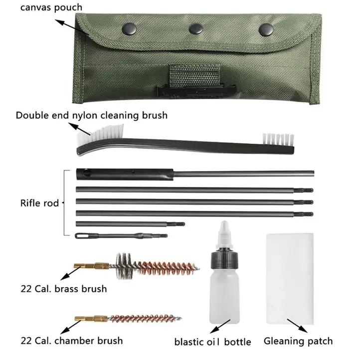 AR série 15 M16 tuyau brosse métal nettoyage M4 outil complet pistolet Kit accessoires de chasse Aк