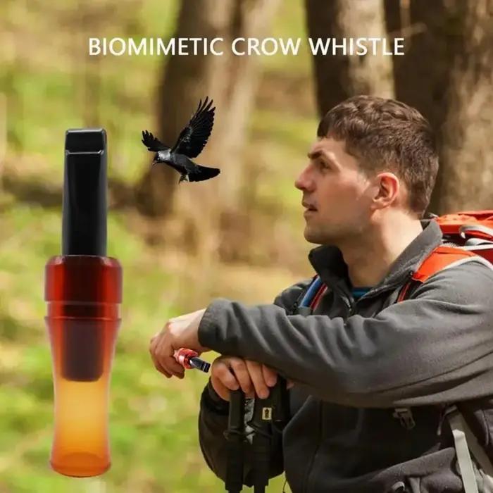 Sifflet appelant corbeaux pour chasse - Sons authentiques, outil de leurre performant pour chasseurs français
