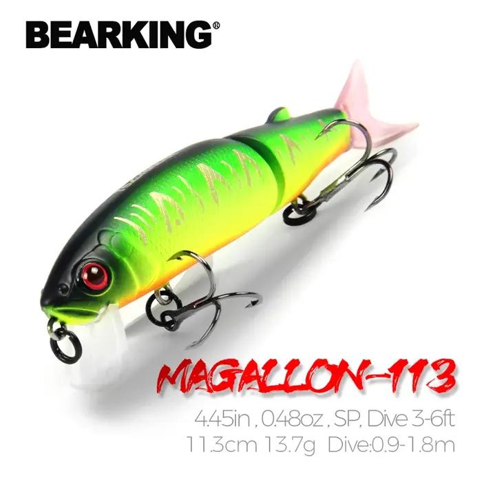 Bearking 11.3 cm 13.7g leurre de pêche chaud méné qualité appât professionnel appât de natation appâ