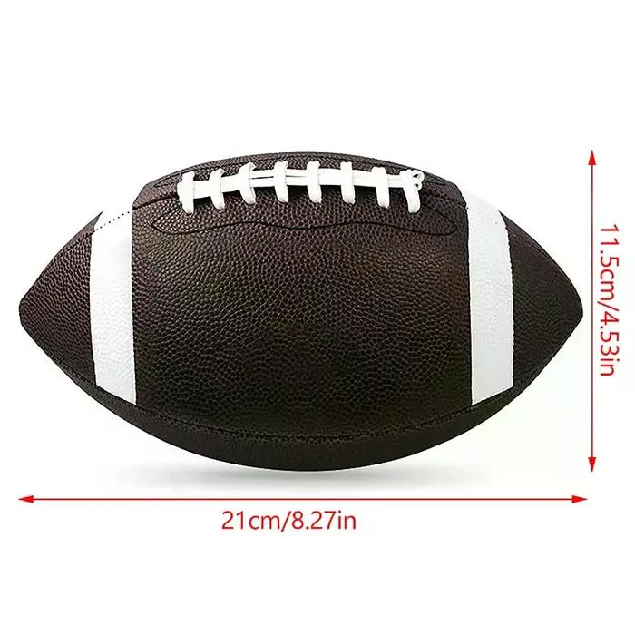 Ballon de football américain PVC durable pour hommes femmes et enfants occasions spéciales