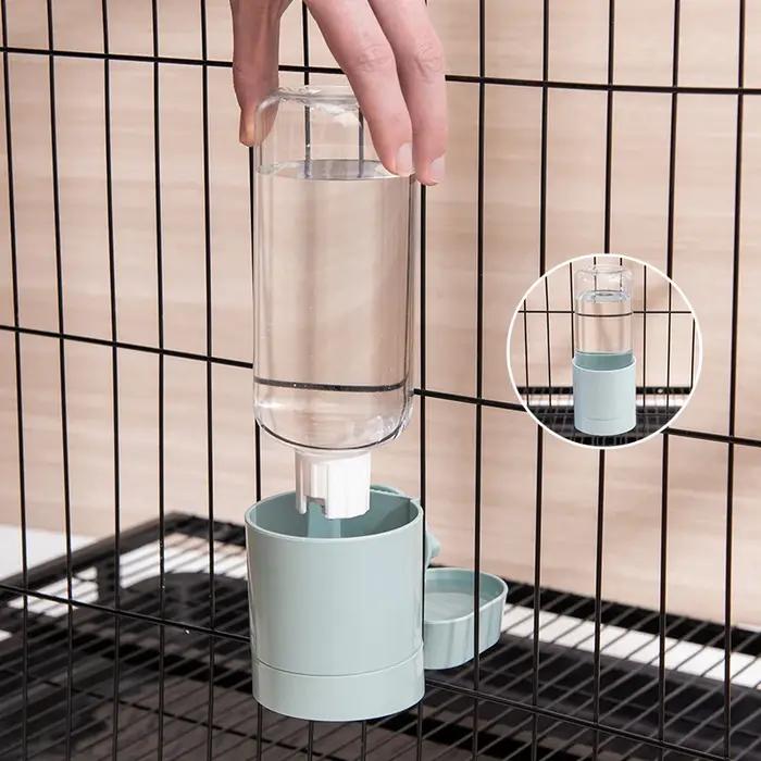 Mangeoire automatique pour animaux de compagnie, Cage suspendue, bol, bouteille d'eau, récipient ali