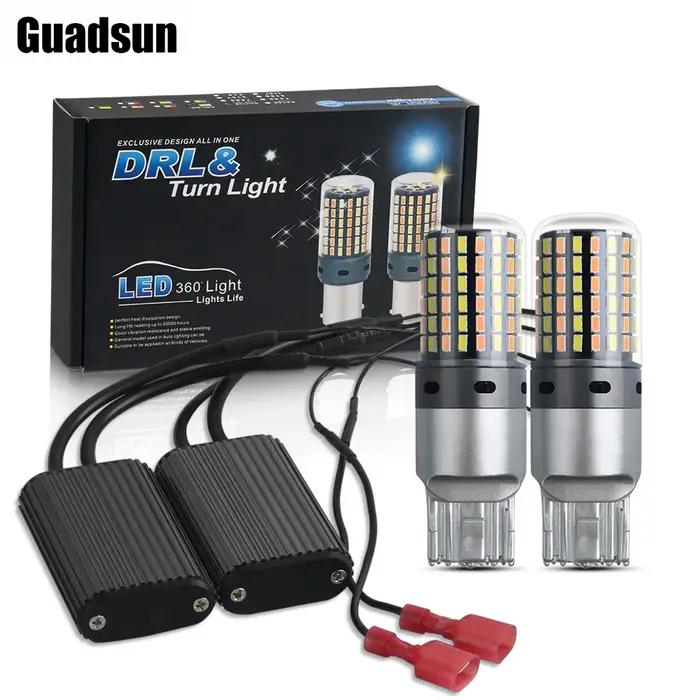 Guadsun-Clignotant LED Canbus No Brave, 1156 BA15S P21W 1156 BAU15S PY21W 7440 W21W T20 3014 120SMD,