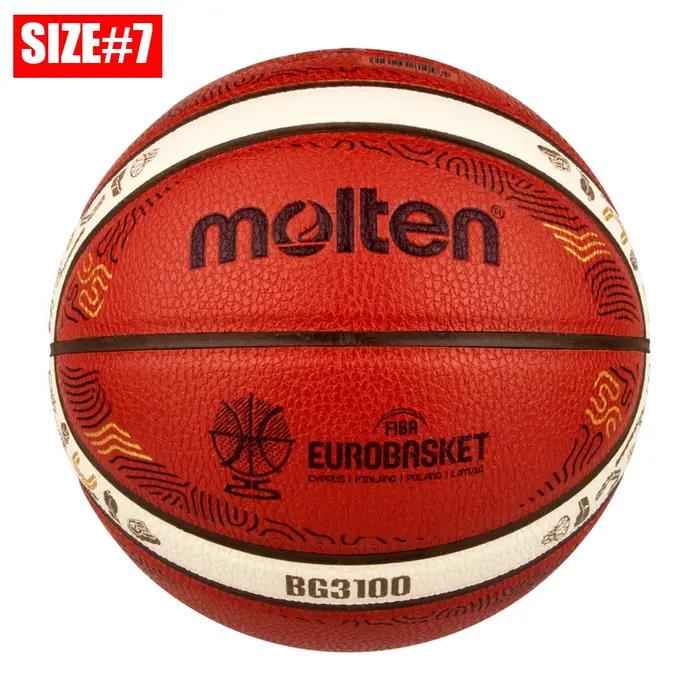 Ballon de Basket Molten 2025 Taille Officielle 7/6/5 Matériel PU Intérieur Extérieur Pour Hommes Occasions Spéciales Entraînement Match Jeu Équipe