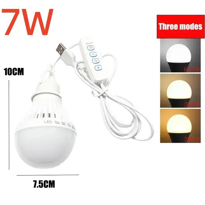 Lampe de camp LED USB à intensité variable