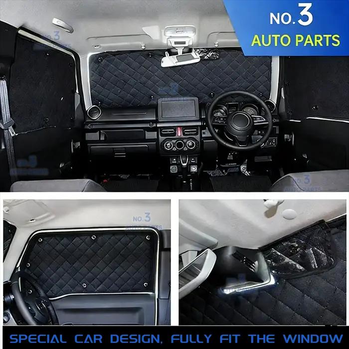 Kit de Pare-Soleil pour Suzuki Jimny JB64 Sierra JB74W 2019 2022, 6 Pièces