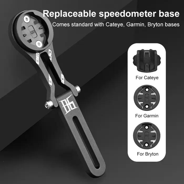 Support d'ordinateur de vélo de route en alliage d'aluminium réglable pour compteur de vitesse Garmin Cateye Bryton et autres marques occassions spéciales et quotidienne