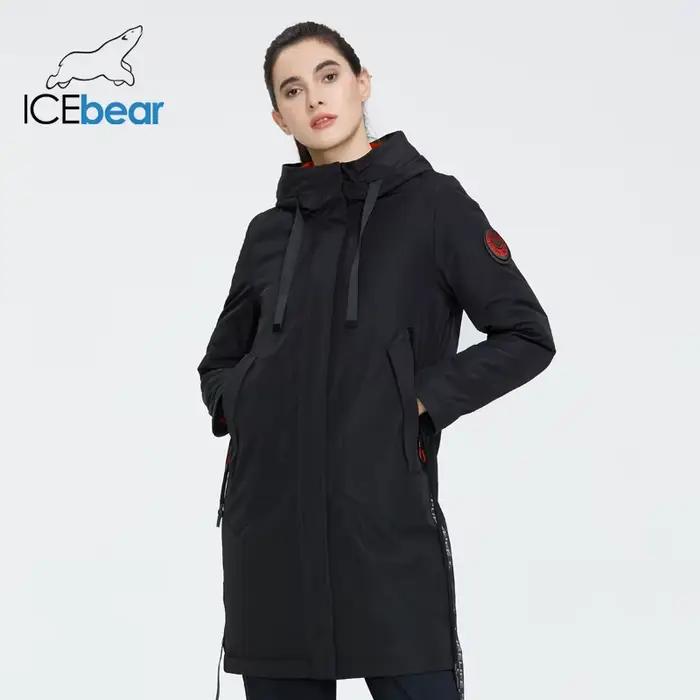 ICEbear – manteau à capuche pour femme, parka décontractée, de qualité, à la mode, marque, nouvelle