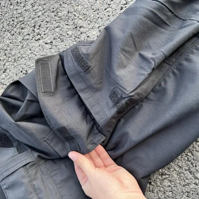 Pantalon tactique noir Tom résistant aux déchirures pour entraînement et chasse - Confort et durabilité