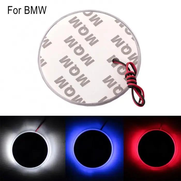 LED 2D Logo de voiture Badge arrière lumière latérale autocollant emblème feu arrière décor pour BMW