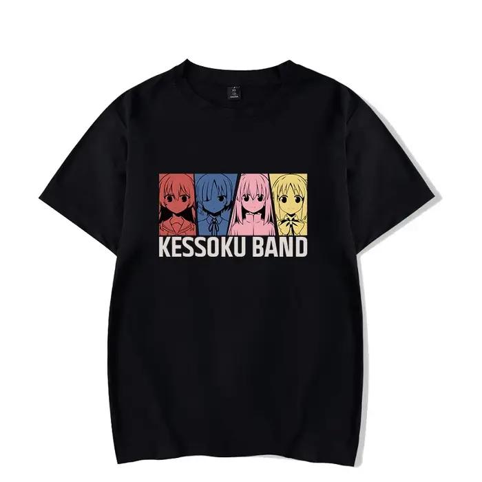 T-shirt Bocchi the Rock Gotou Hitori Manga Anime Hip Hop décontracté avec protection solaire pour homme occaions spéciales