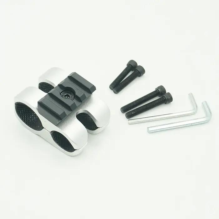 Pince de fixation pour tube de chargeur de fusil de chasse, calibre 12, 870 pour Mossberg 940 JM Pro, 590, SPX 930, Beretta 1301 A300, avec rail pour lampe torche