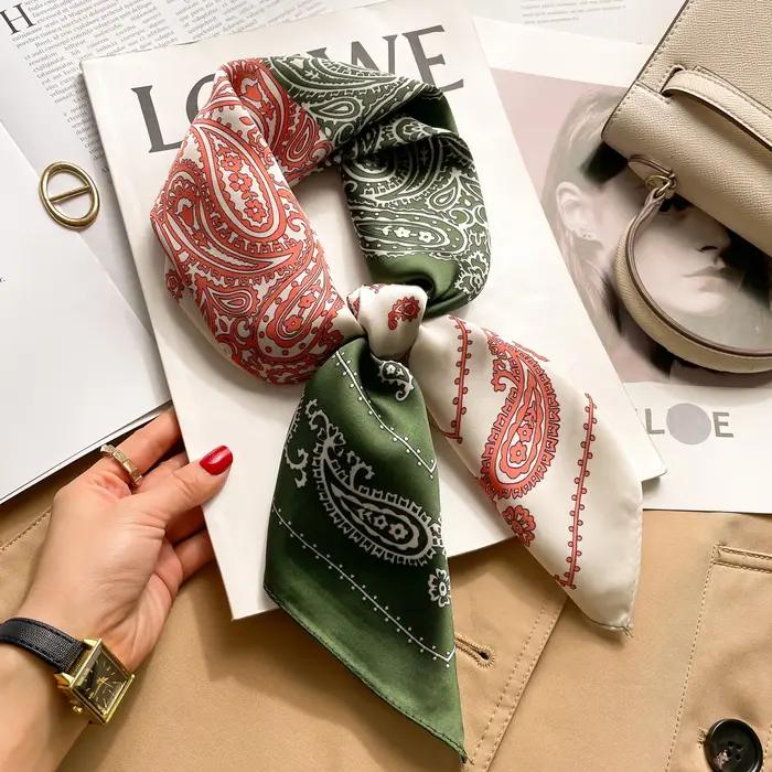 Injplanchers f-Foulard de Luxe de la raq pour Femme