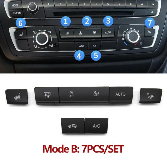 Prada board-Bouton de contrôle de la température de climatisation AC, BMW Série 1, 2, 3, 4 F, F20, F