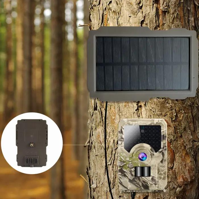 Caméra de chasse panneau solaire 3000mAh