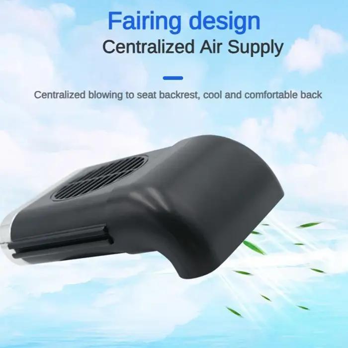 EAFC Mini siège de voiture arrière USB ventilateur pliable silencieux 3 vitesses réglable universel