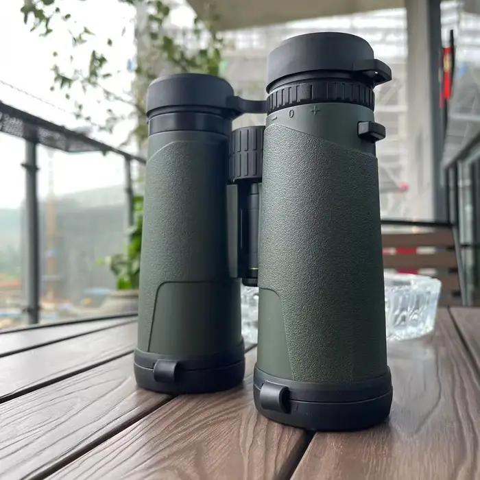 Jumelles SUNCORE 10x42 vertes haute performance - Durables pour aventures outdoor et observation nature