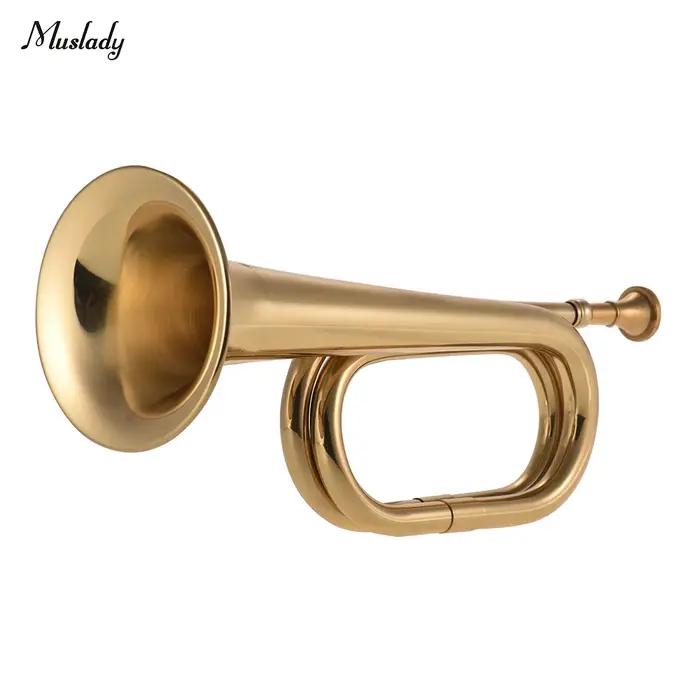 Trompent de cavalerie en laiton avec embouchure pour orchestre militaire de bande scolaire
