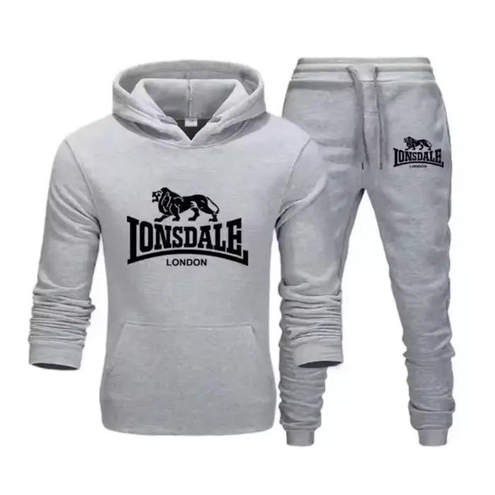 Animal léopard 2025 printemps automne haute qualité décontracté hommes ensemble de vêtements de sport imprimé