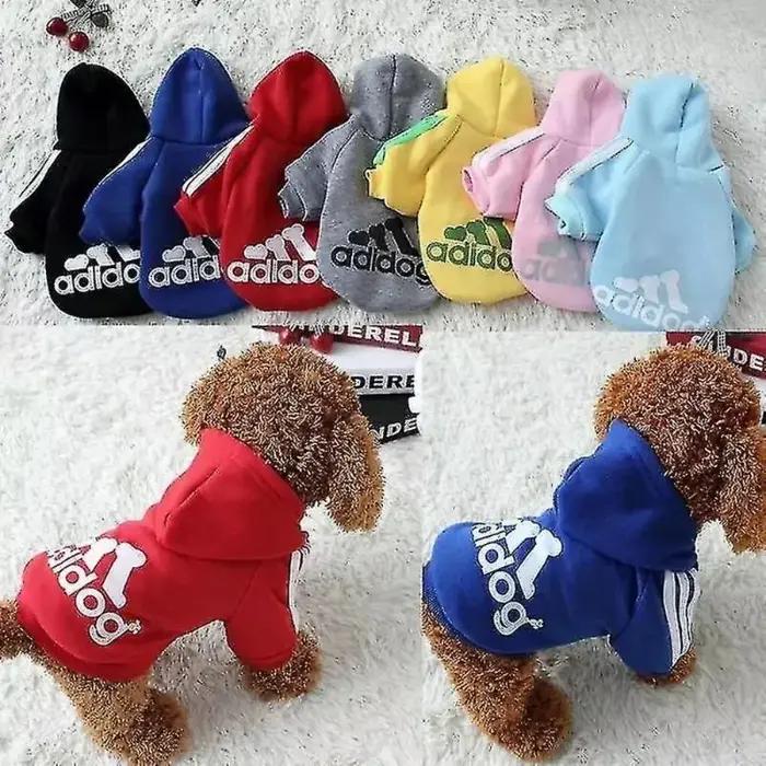 LETVIA chiens sweat à capuche avec lettres automne hiver animal de compagnie manteau chaud