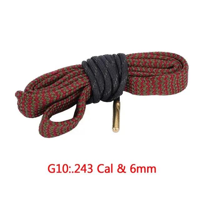 Corde de nettoyage pour essuyer le baril de pistolet. 22 Cal.223 12GA