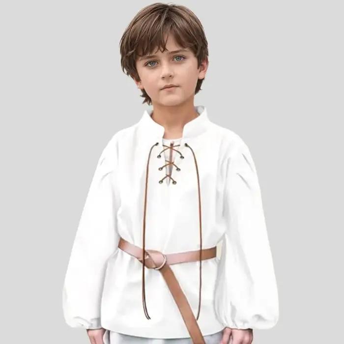 Chemise de Pirate médiévale pour garçons